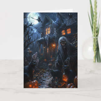 Prettige Halloween-wenskaart Aankondiging