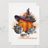 Prettige Halloween wenskaart Feestdagenkaart (Voorkant / Achterkant)