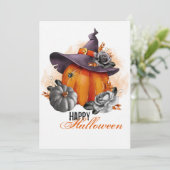 Prettige Halloween wenskaart Feestdagenkaart (Staand voorkant)