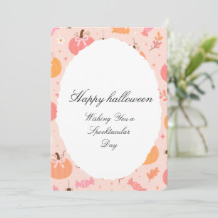 Prettige Halloween wenskaart Kaart