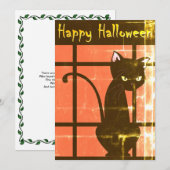 Prettige Halloweenkaart Feestdagenkaart (Voorkant / Achterkant)