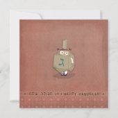Prettige Hanukka kaart met envelop (Voorkant)