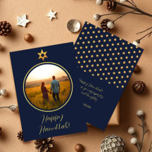 Prettige Hanukkah-foto