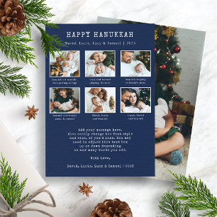 Prettige Hanukkah kerstkaart