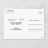 Prettige Hanukkah Vakantie Foto Ansichtkaart Feestdagenkaart (Achterkant)