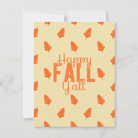 Prettige Herfst Allemaal Feestdagenkaart (Voorkant)