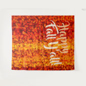 Prettige Herfst Allen Herfstbladfeest Partij Achte Wandkleed (Voorkant (horizontaal))