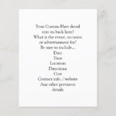 Prettige herfst, het is herfst, geen Halloween-oog Flyer (Achterkant)