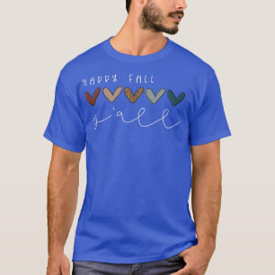 Prettige herfst iedereen Letter Mooie herfst Afbee T-shirt