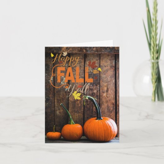 Prettige Herfst Kaart voor Iedereen (Voorkant)