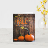 Prettige Herfst Kaart voor Iedereen (Gele Bloem)