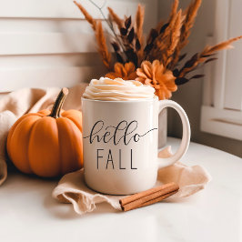 Prettige Herfst M'n Lieve Mensen Trendy Calligrafi Koffiemok