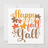 Prettige herfst voor jullie allemaal kaart (Voorkant)