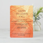 Prettige herfstvakantiegroeten - Seizoensgebonden  Feestdagenkaart (Staand voorkant)