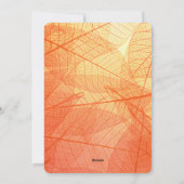 Prettige herfstvakantiegroeten - Seizoensgebonden  Feestdagenkaart (Achterkant)