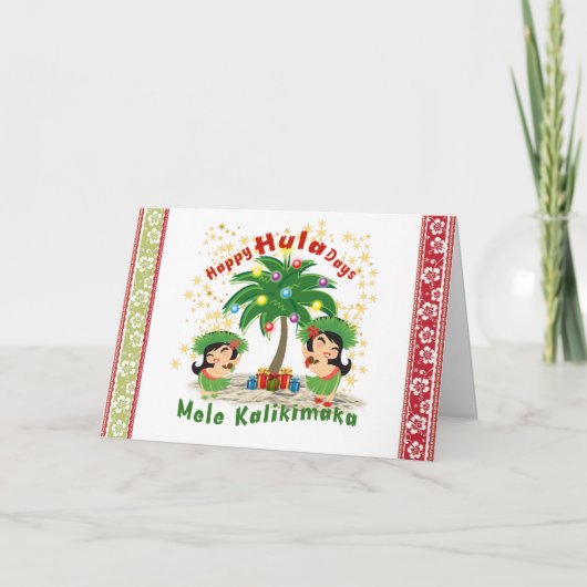 Prettige Hula-dagen 3 Wenskaart Kaart (Voorkant)