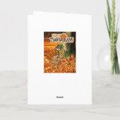 Prettige kaart voor Thanksgiving Day (Achterkant)