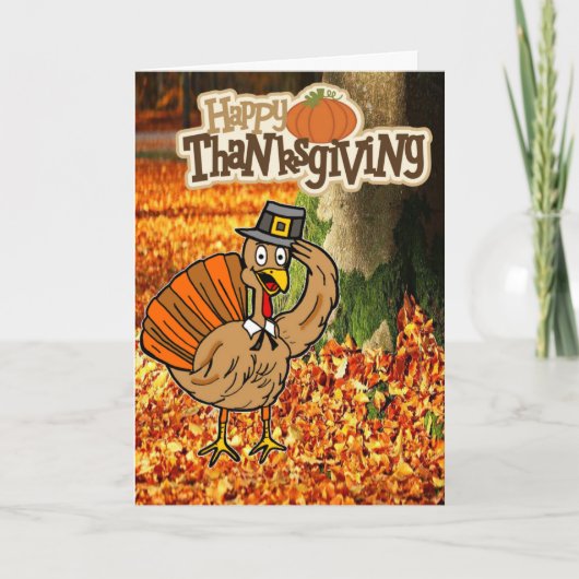 Prettige kaart voor Thanksgiving Day (Voorkant)