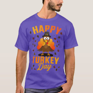 Prettige kalkoendag voor het thanksgiving-vakantie t-shirt