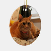 Prettige kat keramisch ornament (Rechts)