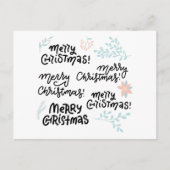 Prettige kerst briefkaart (Voorkant)