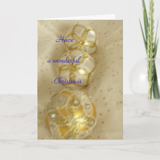 Prettige kerst feestdagen kaart (Voorkant)