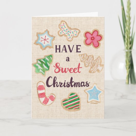 Prettige Kerst Groetkaart Kaart (Voorkant)