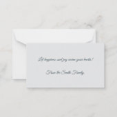 Prettige kerst! Kerstgroeten. Notitiekaartje (Achterkant)