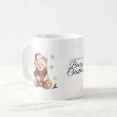 Prettige kerst! koffiemok (Voorkant links)