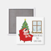 Prettige kerst – magneet (Voorkant / Achterkant)