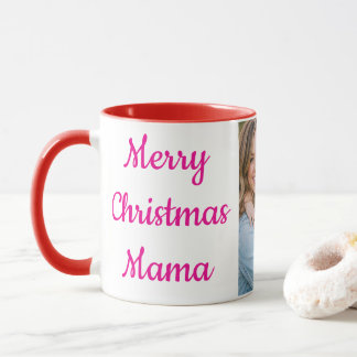 Prettige kerst mama gepersonaliseerde fotomok | Ro Mok
