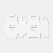 Prettige kerst vakantie groeten zakelijk j bedankdoosjes (Uitgevouwen)