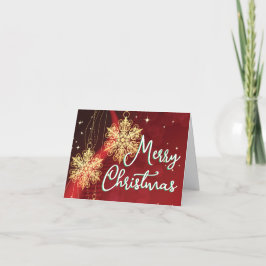 Prettige kerst vouwkaart kaart