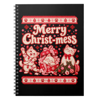 Prettige Kerstboel – Moppige Kittens Notitieboek