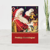 Prettige kerstdag Kerstkaarten in het Nederlands Feestdagen Kaart (Voorkant)