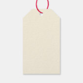 Prettige Kerstdagen Aanpasbare Naam Cadeaulabel (Achterkant)