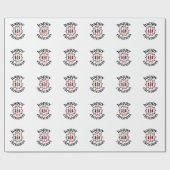 Prettige kerstdagen cadeaupapier (Vlak)