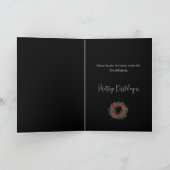 Prettige kerstdagen feestdagen kaart (Binnen)