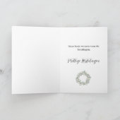 Prettige kerstdagen feestdagen kaart (Binnen)