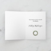 Prettige kerstdagen feestdagen kaart (Binnen)