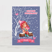 Prettige kerstdagen Kaart in het Nederlands (Voorkant)