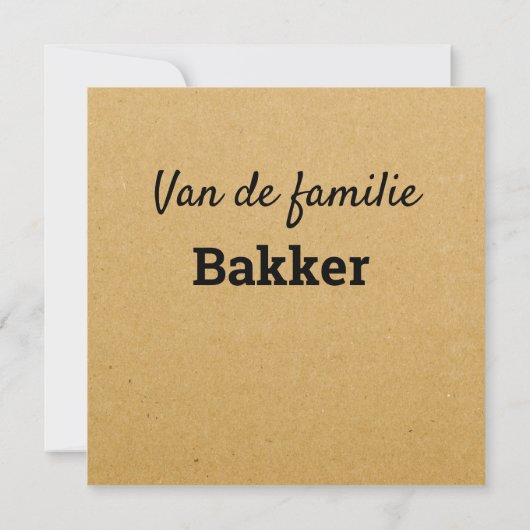 Prettige Kerstdagen Kerst kaart (Achterkant)