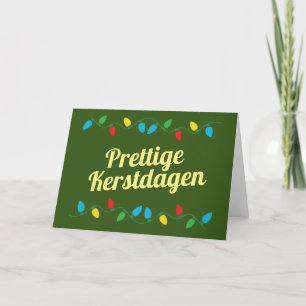 Prettige Kerstdagen   Kerstkaart Nederlands  Kaart