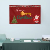 Prettige kerstdagen spandoek (Beurs)