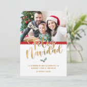 Prettige kerstkaart (Staand voorkant)