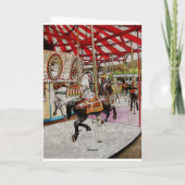 Prettige kerstkaart feestdagen kaart (Achterkant)