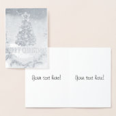Prettige kerstkaart folie kaarten (Display)