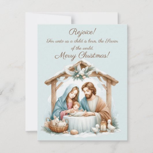 Prettige kerstkaart kaart (Voorkant)