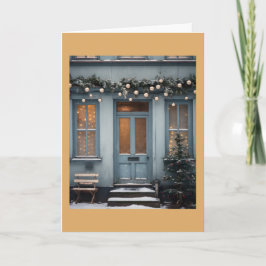 Prettige kerstkaart kaart