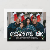 Prettige Kerstkaart Verhuisbericht Feestdagenkaart (Voorkant / Achterkant)